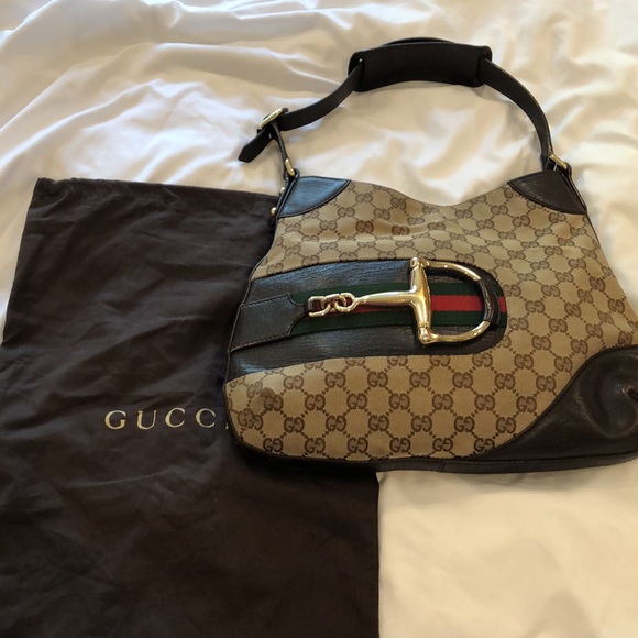 Authentic Gucci horsebit hobo bag - Picture 1 of 16